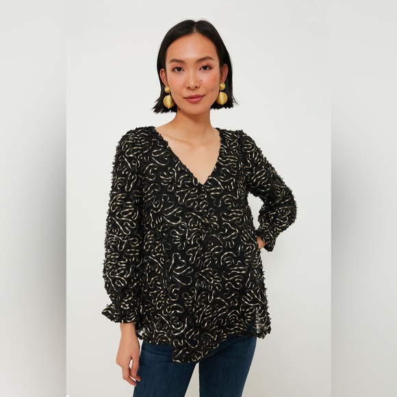 Tuckernuck Nightly Organza Easton Blouse (S) - Picture 14 of 14